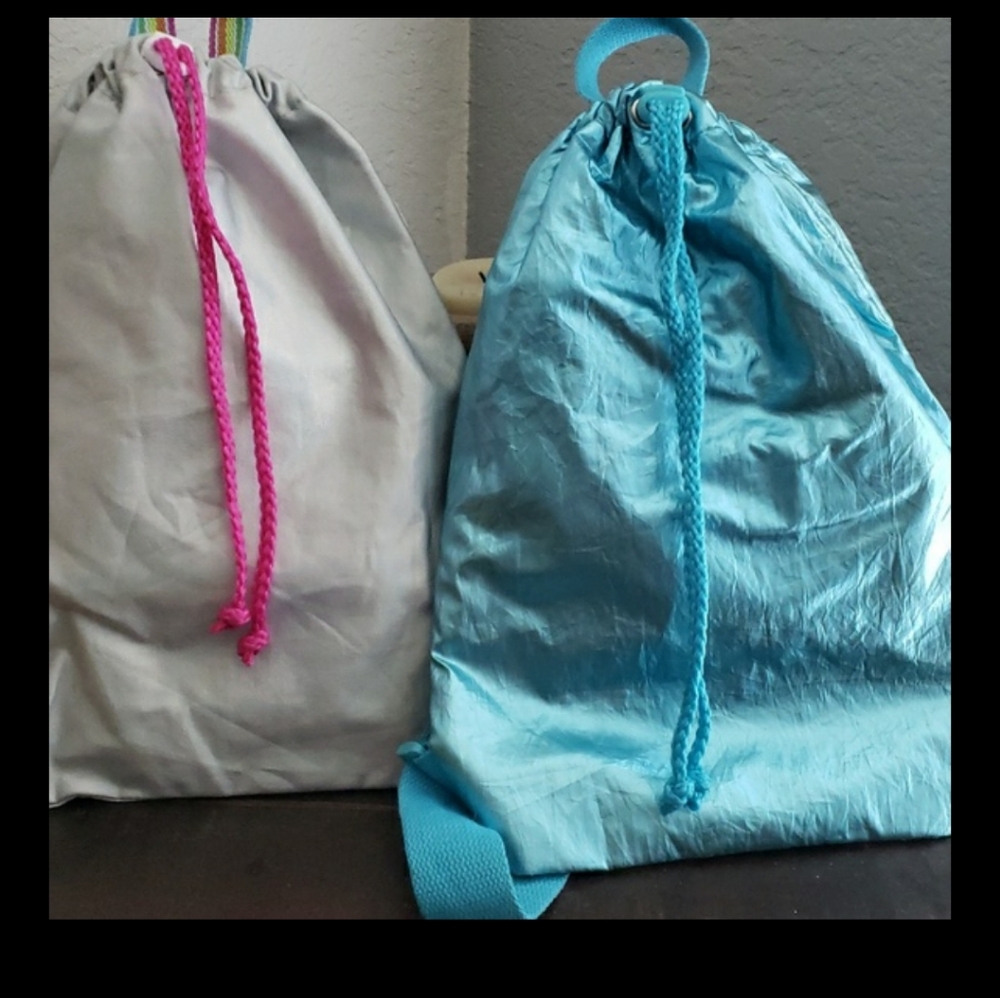 NWT- TWO small cinch backpacks 🎒